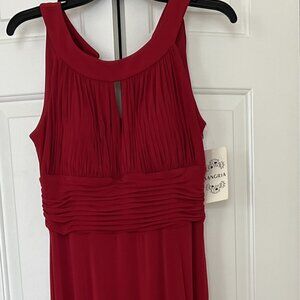 New Sangria (fire red) maxi dress, size 12